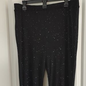 Madden NYC Black Sparkle Women's Pants